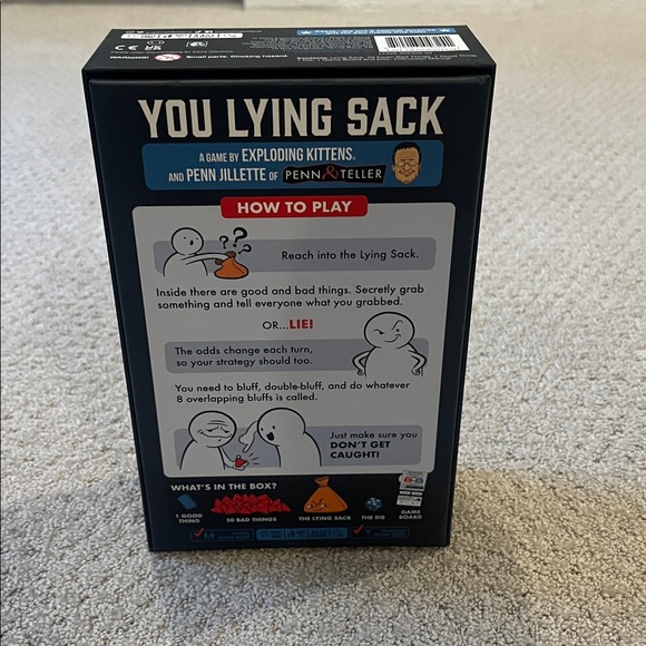 You Lying Sack Card Game - Picture 3 of 3